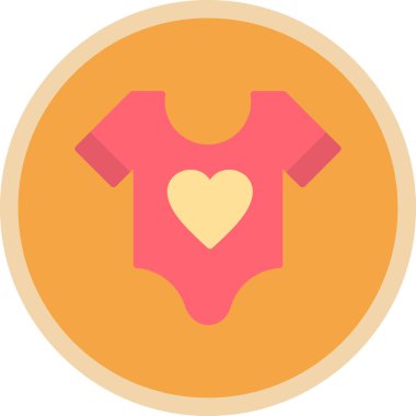 bebek kıyafetleri bebek ikonu düz stil