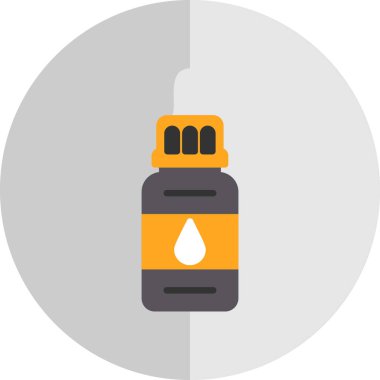 ilaç şişesi simgesi, vektör illüstrasyonu