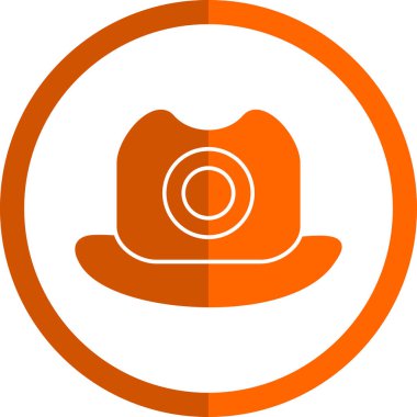 hat simgesi, vektör illüstrasyonu basit tasarım