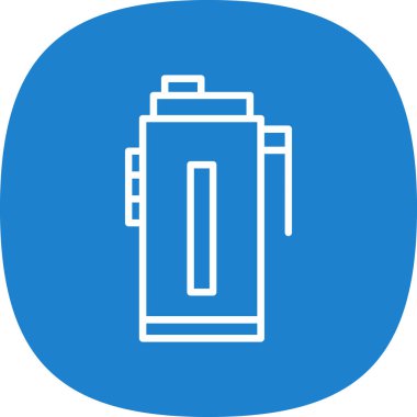 su şişesi simge vektör çizim 