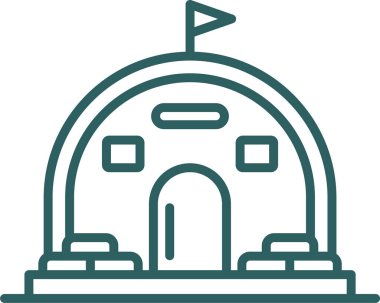 Bina. Web simgesi basit tasarım