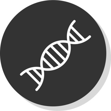 dna. Web simgesi basit illüstrasyon 
