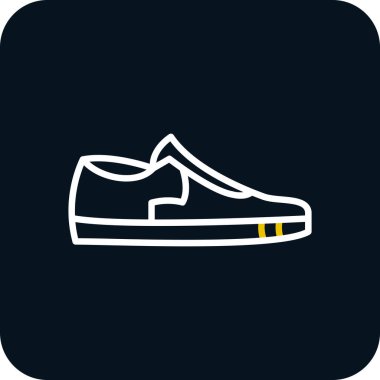 Spor ayakkabı ikonu renkli sembol. Premium kalite izole ayakkabı ögesi modada.