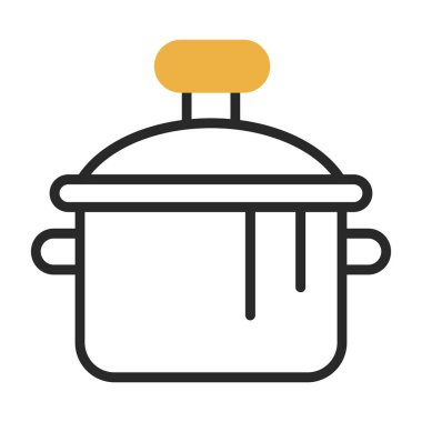 Mutfak ve pişirme vektörü simgesi kolayca değiştirilebilir ya da düzenlenebilir