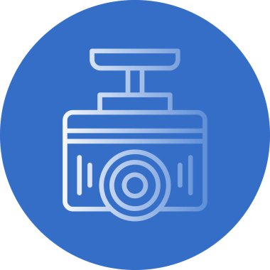 Kamera. Web simgesi basit illüstrasyon