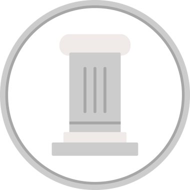 Sütun. Web simgesi basit illüstrasyon