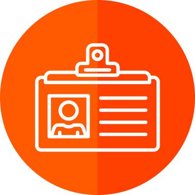 Bir belgenin vektör illüstrasyonu