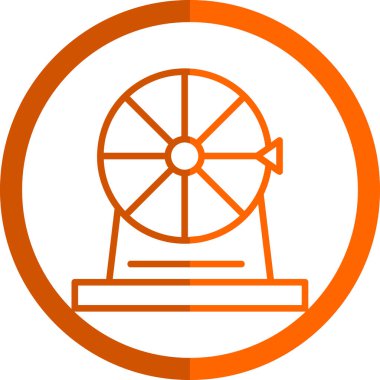 Modern bir simgenin vektör illüstrasyonu