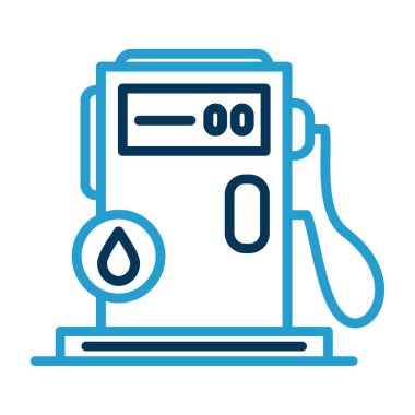 Su pompası ikon vektör illüstrasyonu