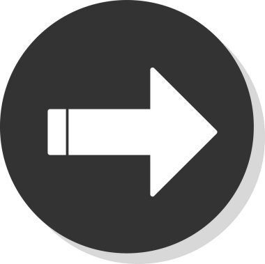 ok simgesi, vektör illüstrasyonu 