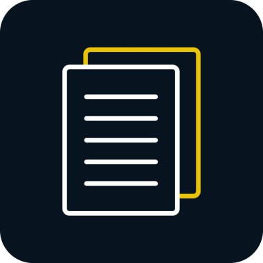 Web vektör illüstrasyonunu listele 