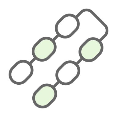 Zincir simgesi, vektör illüstrasyonu