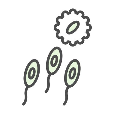 bakteri ve bakteri simgesi. vektör tasarımı