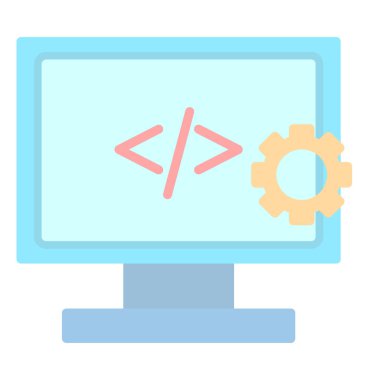 Web tasarım geliştirme simgesi 