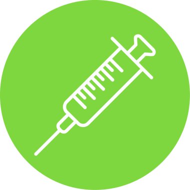 Şırınga web simgesi, vektör çizim