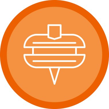 Gıda simgesinin vektör illüstrasyonu