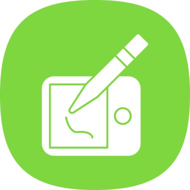 Tablet ikon vektör çizimi