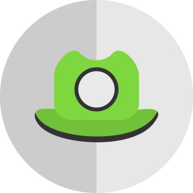 hat simgesi, vektör illüstrasyonu basit tasarım