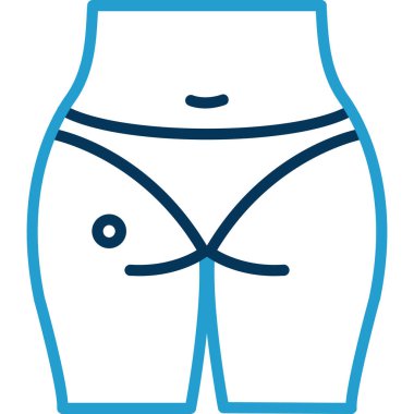 Şort. Web simgesi basit illüstrasyon