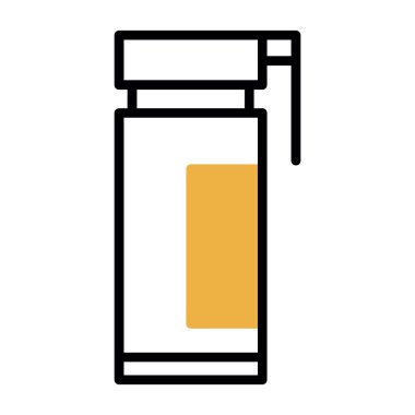 Şişe simgesinin vektör illüstrasyonu 