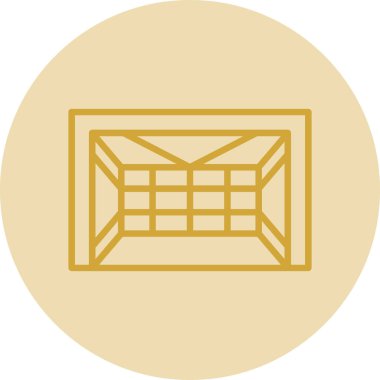 Moda Biçimli Kapı Simgesi İzole Arkaplan