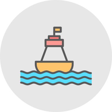 Simge vektör çizim şamandıra 