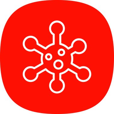 Kar tanesi. Web simgesi basit illüstrasyon