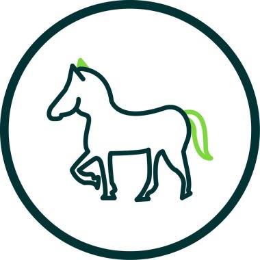 At yassı simgesi, vektör illüstrasyonu