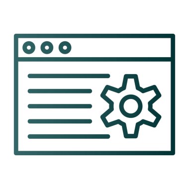 seo modern simgesinin vektör illüstrasyonu