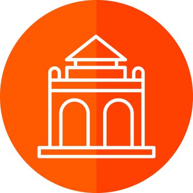 Yapı simgesinin vektör illüstrasyonu