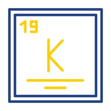 K harfinin vektör çizimi