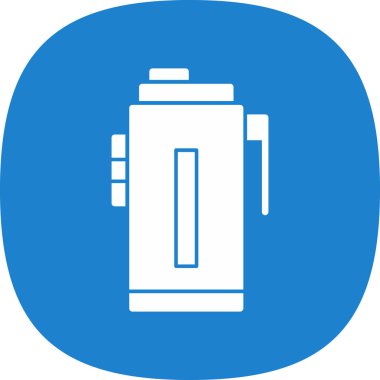 su şişesi simge vektör çizim 