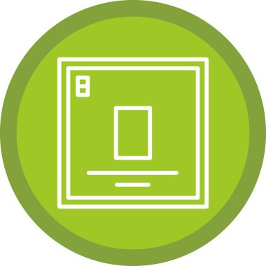 Modern b 'nin vektör illüstrasyonu eksik simgesi