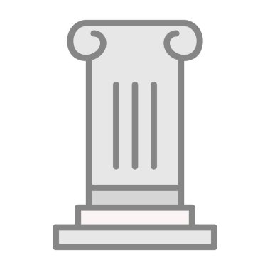 Sütun. Web simgesi basit illüstrasyon