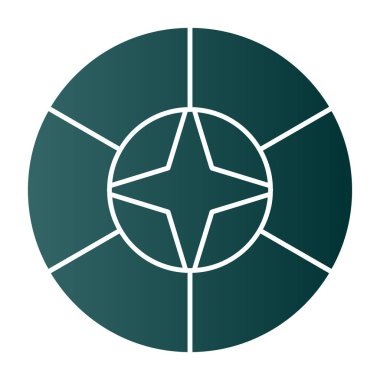 Pusula simgesi vektör resimlemesi