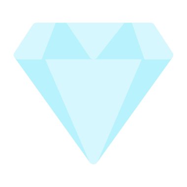 Elmas düz simge, vektör illüstrasyon tasarımı