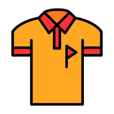 t-shirt simgesi veya logo izole edilmiş işaret sembolü çizimi