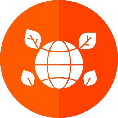 dünya web simgesi basit illüstrasyon