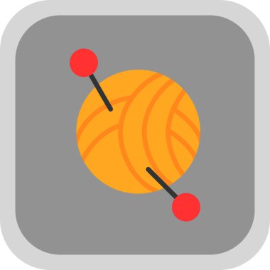 Gölgesi olan bir basketbol topunun vektör simgesi