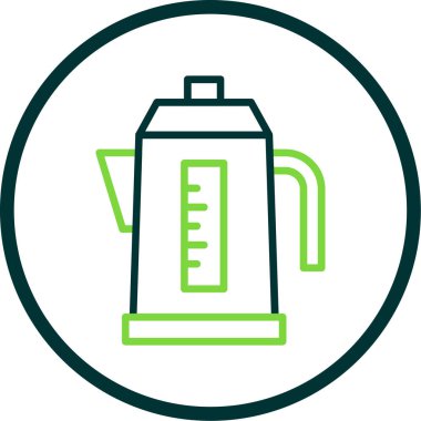 Kettle simge vektör illüstrasyonu