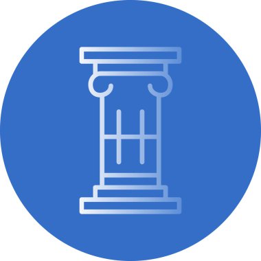 Sütun. Web simgesi basit illüstrasyon