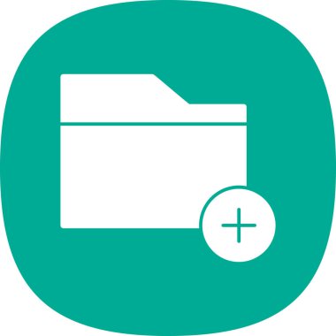 klasör web simgesi, vektör çizim