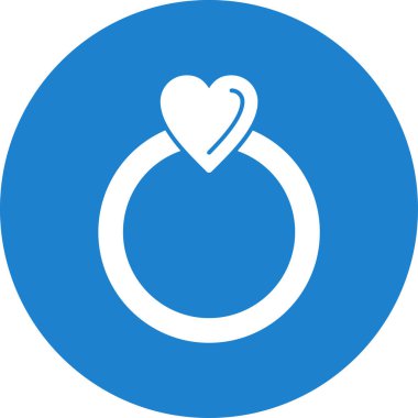 Aşk halkaları yuvarlanmış vektör simgesi