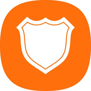 kalkan simgesi, vektör illüstrasyonu basit tasarım