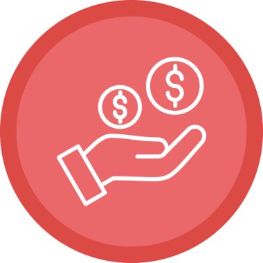 Sikke Simgesi vektör illüstrasyonu