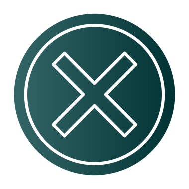 Haç. Web simgesi basit illüstrasyon