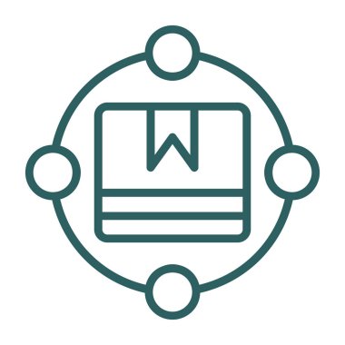 Web simgesi vektör illüstrasyonu