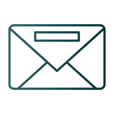 zarf e- posta simgesi vektör illüstrasyon tasarımı