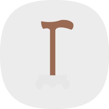 Beyaz arkaplanda izole edilmiş modaya uygun düz biçimli balta simgesi