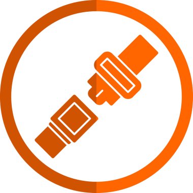 Emniyet kemeri kutsal kişilerin resmi, vektör çizim 